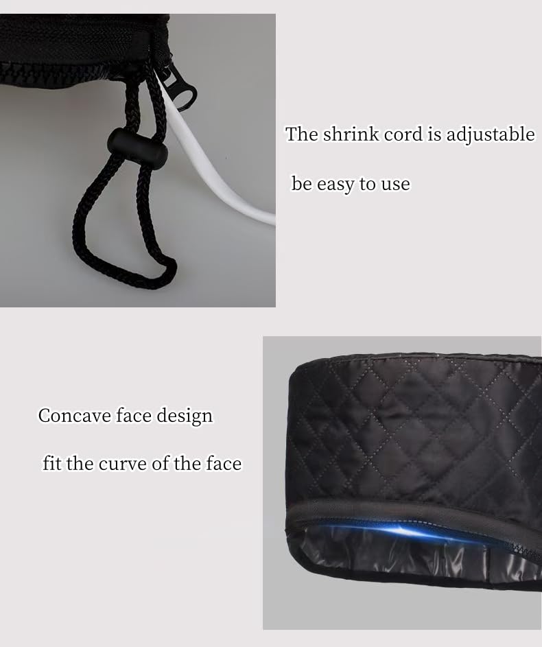 YLMAPHYREE breathable fabric cap ensures a comfortable fit during spa sessions.
