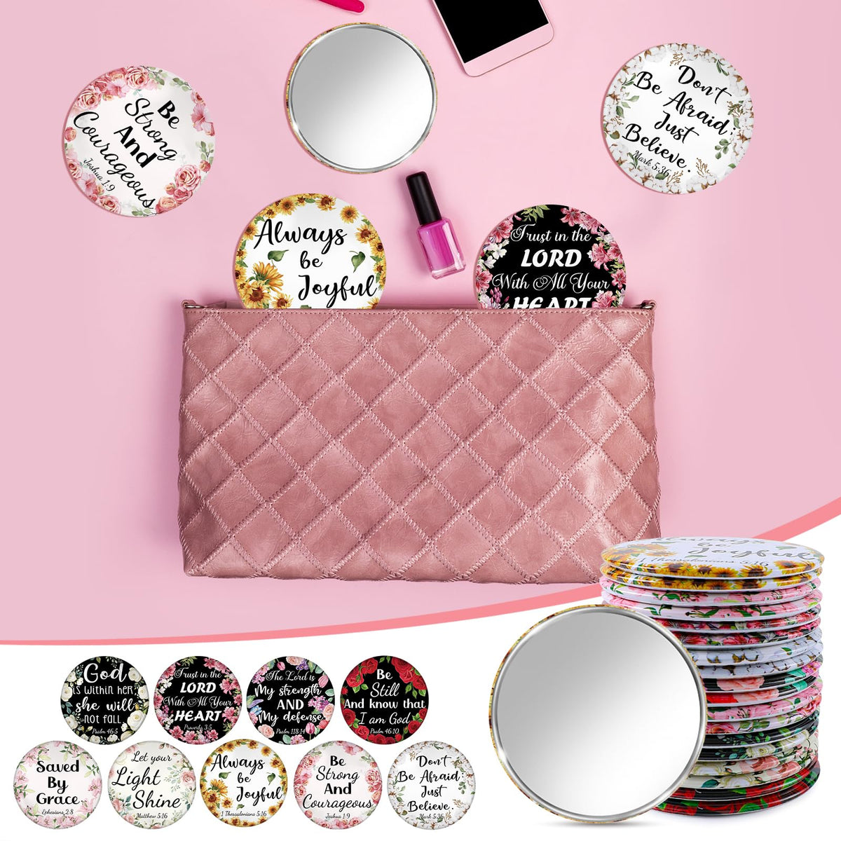 YLOLUL inspiring quotes accompany each design to brighten routines.