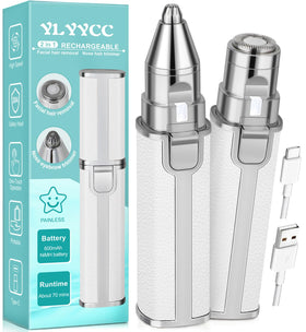 YLYYCC face hair removal 2-in-1 trimmer for precise, gentle grooming.