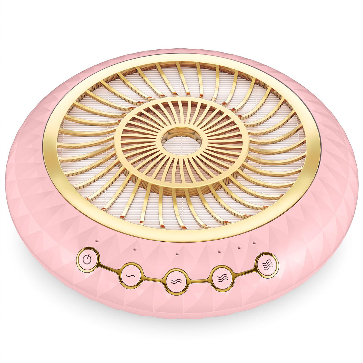 YLYYCC nail dust collector front view highlighting quiet operation for a peaceful manicure