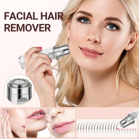 YLYYCC nose hair trimmer with precision tip; captures hairs smoothly.