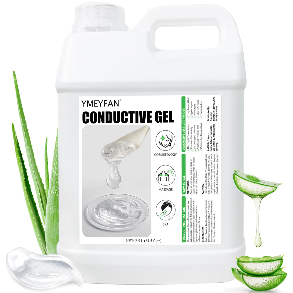 YMEYFAN 84oz Aloe Vera Conductive Gel bottle pour for easy salon use