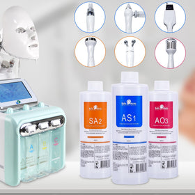 YMEYFAN AS1 packaging box set on a counter signaling value for spas and clinics.