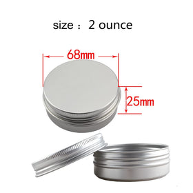 Ymkf Sqqr 75-piece empty tin set, perfect for DIY cosmetics and gifts.