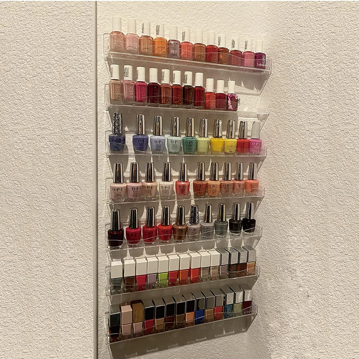 YMVV display suitable for salons and retailers to highlight polishes