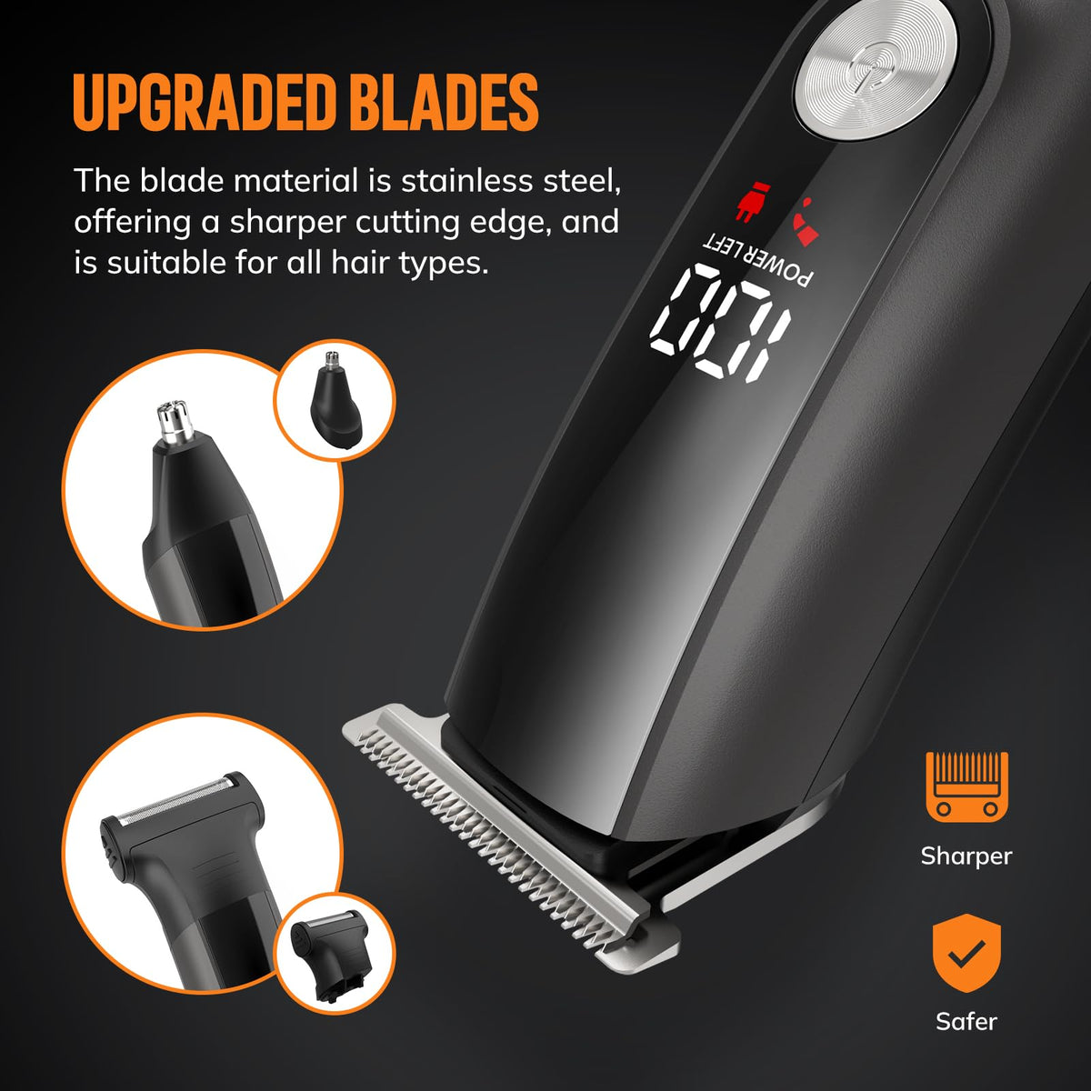 Ynasen rechargeable battery delivers up to 90 minutes of cordless use.