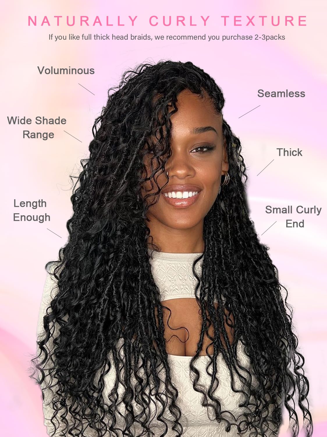 YNiSew lightweight braiding hair reduces scalp tension.