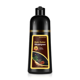 Yocisku Blonde Brown Hair Dye Shampoo packaging shows easy at-home color solution