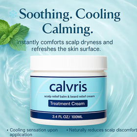 YOCMIPS Calvris Scalp Relief Balm cooling sensation after application