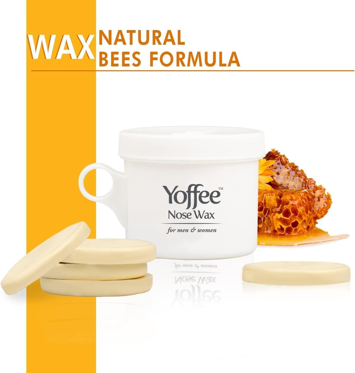 Yoffee nose hair removal in action for a clean look
