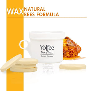 Yoffee nose hair removal in action for a clean look