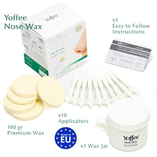 Yoffee nose wax sticks close-up, designed for precise, mess-free application