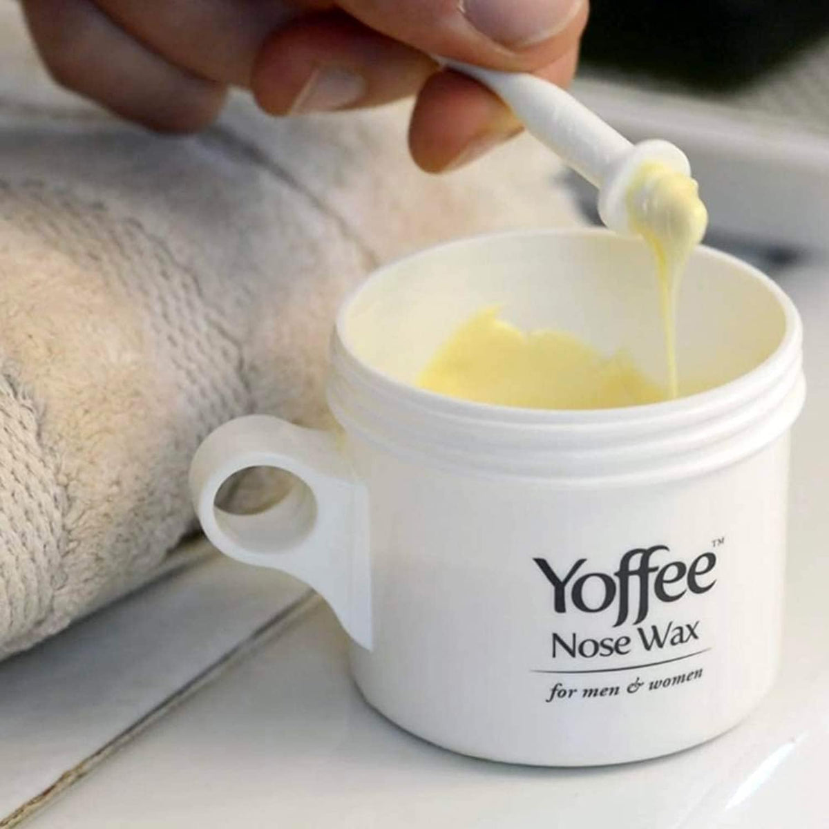 Yoffee Original Nose Wax Kit contents, including 10 reusable sticks