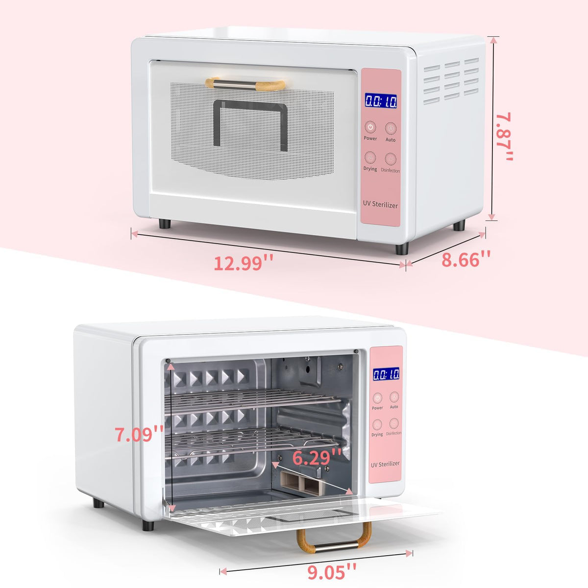 Yofuly smooth inner wall enables fast, hygienic cleanup.