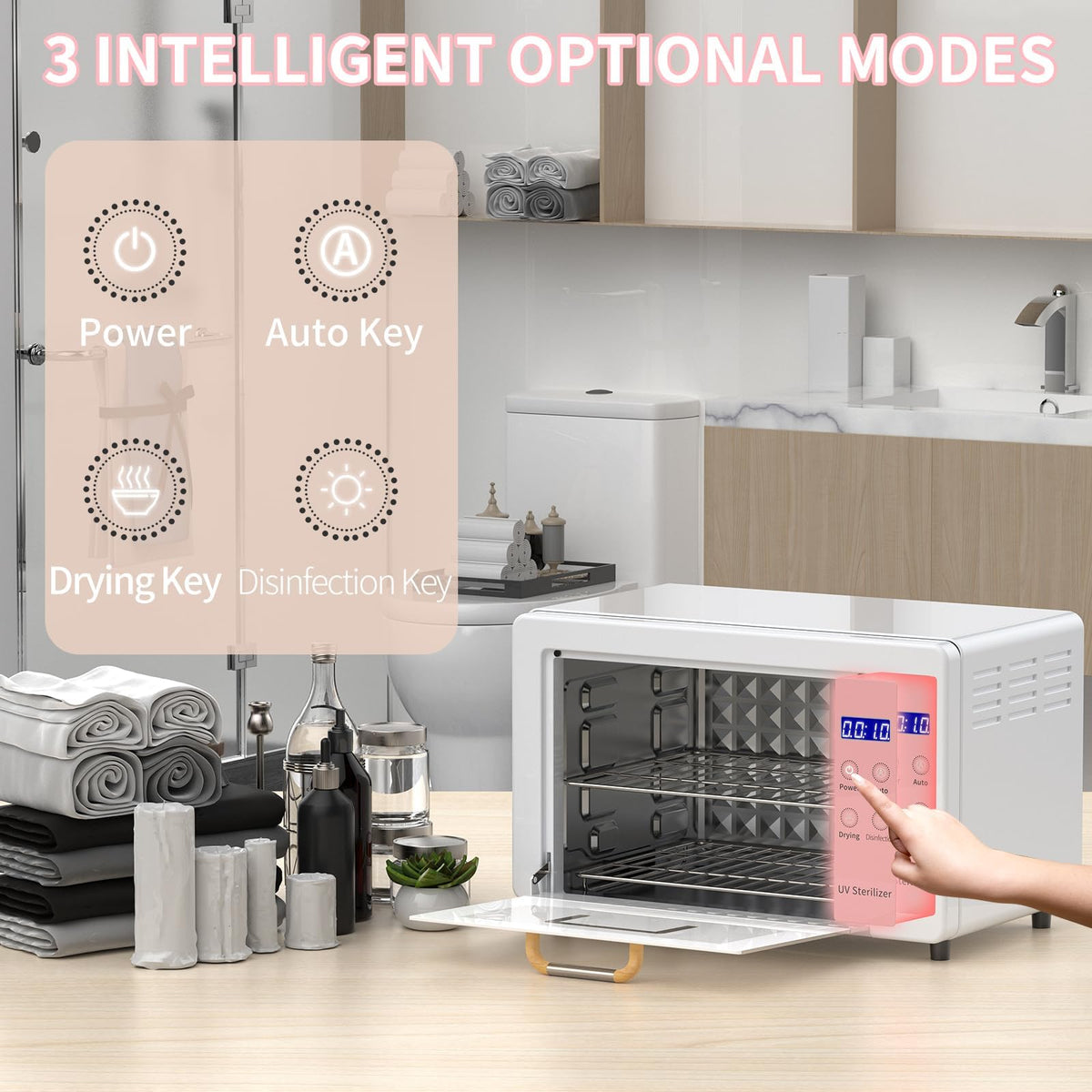 Yofuly clean cabinet in a salon setting for efficient workflow.