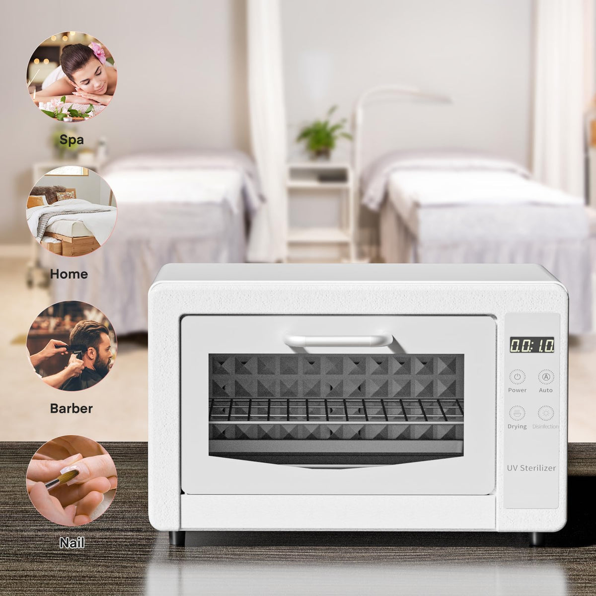 Yofuly aluminum body sterilizer highlights durable construction for daily use