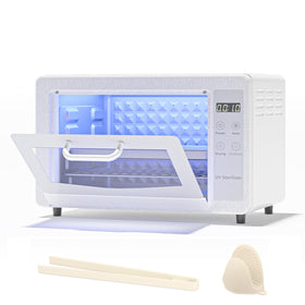 Yofuly 10L sterilizer front view, compact professional tool cleaner for salons