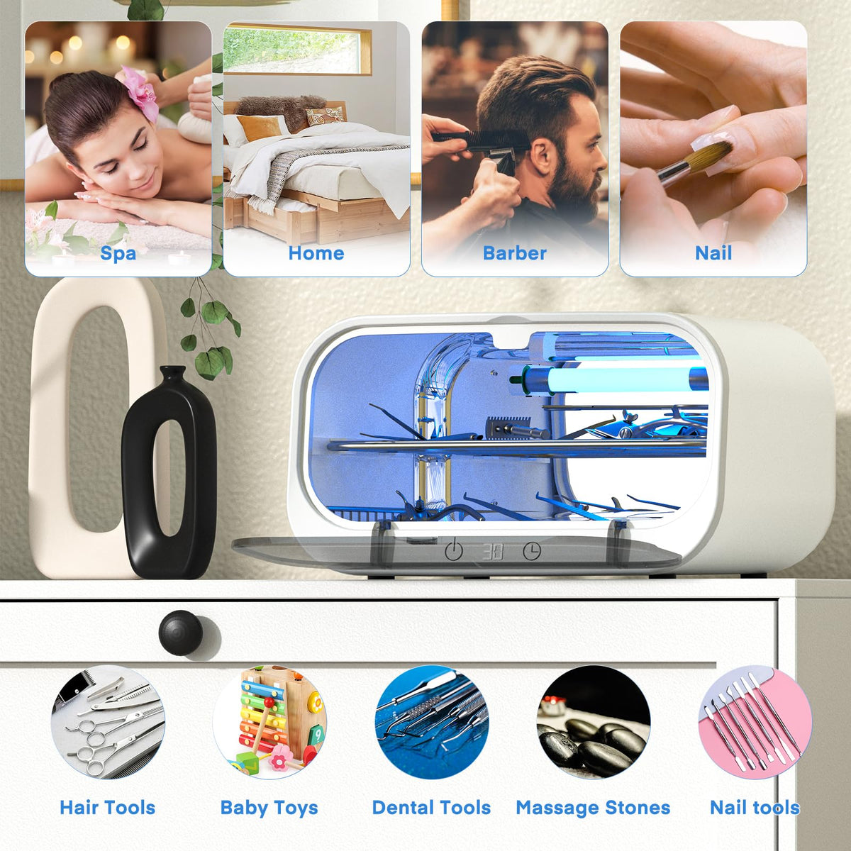 Yofuly 12L cleaning cabinet supports salon workflows efficiently