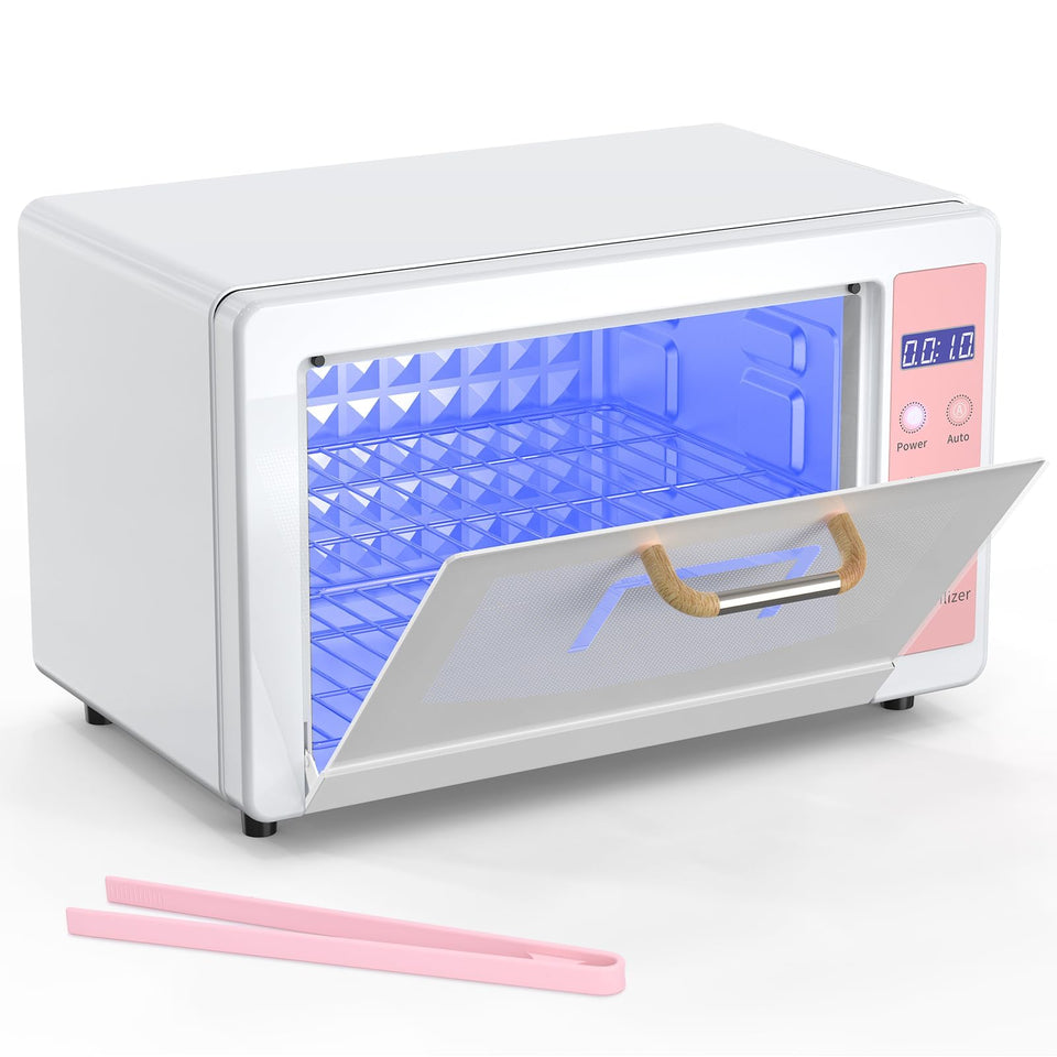 Yofuly sterilizer with 360-degree cleaning for thorough tool care.
