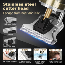 Ergonomic metal body of the YOGINGO trimmer providing a comfortable grip