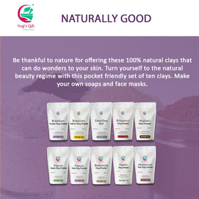 Yogi’s Gift clay hair masks offer mild cleansing options.