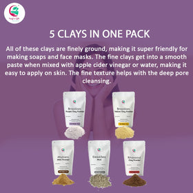 Yogi’s Gift Dead Sea Mud clay powder for at-home skincare with rich color and texture.