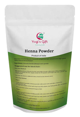 YOGI'S GIFT henna paste mix ready for application