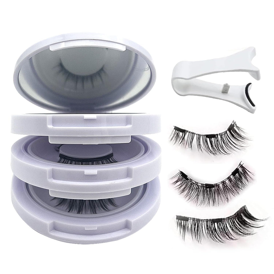 Yogkuse Meylora magnetic lashes in sleek packaging for easy storage.