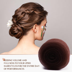 Yogode Donut Bun Maker creates a neat, symmetrical bun quickly.