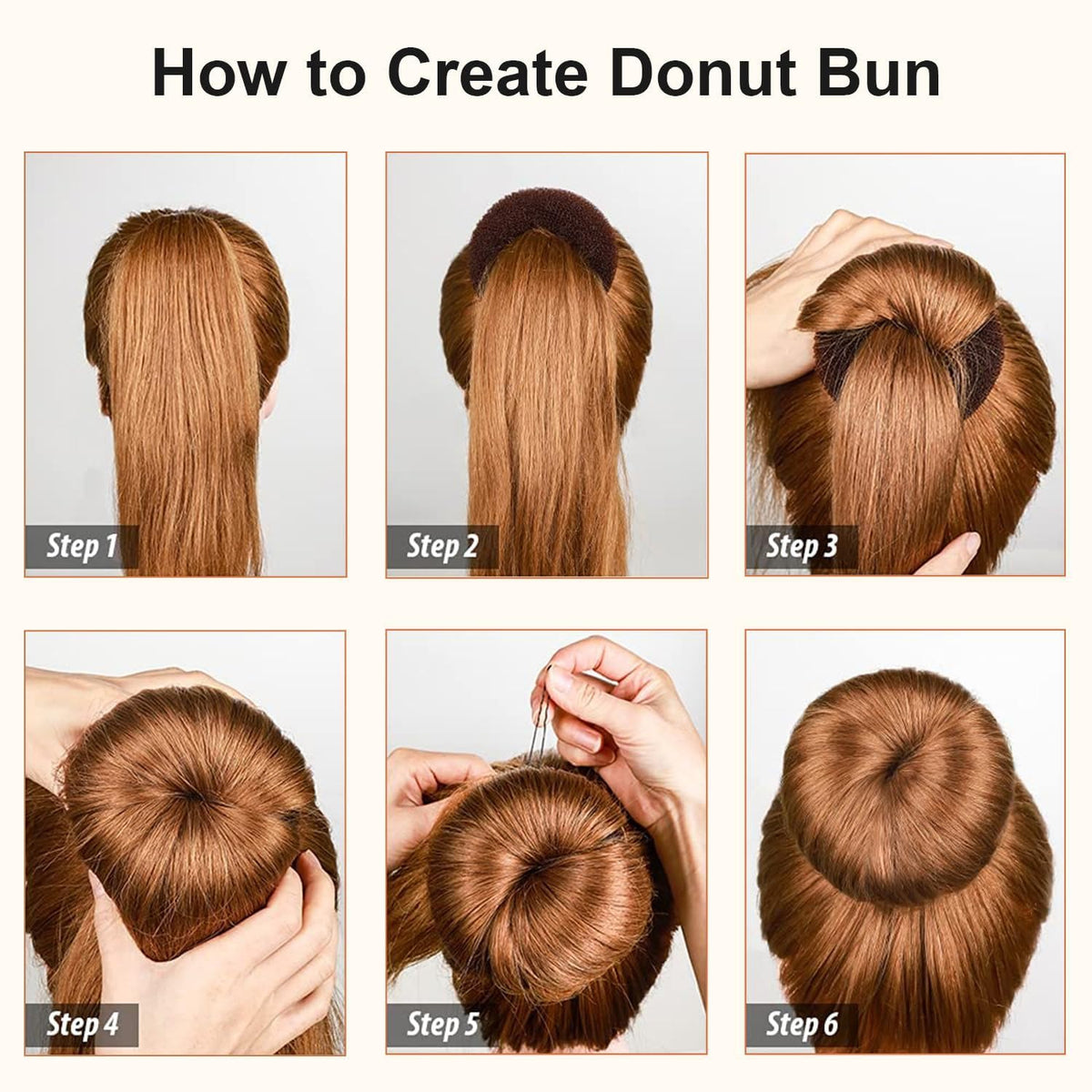 Yogode Elastic Hair Bands form sturdy ponytails and foundation for updos.