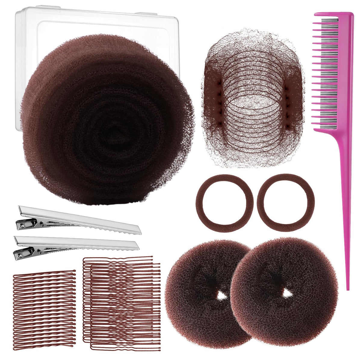 Yogode Hair Sponge Updos adds volume to fine hair.