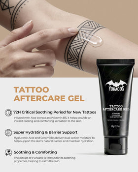 YOKACOS breathable wrap 15 cm by 2 m protects new ink from irritants