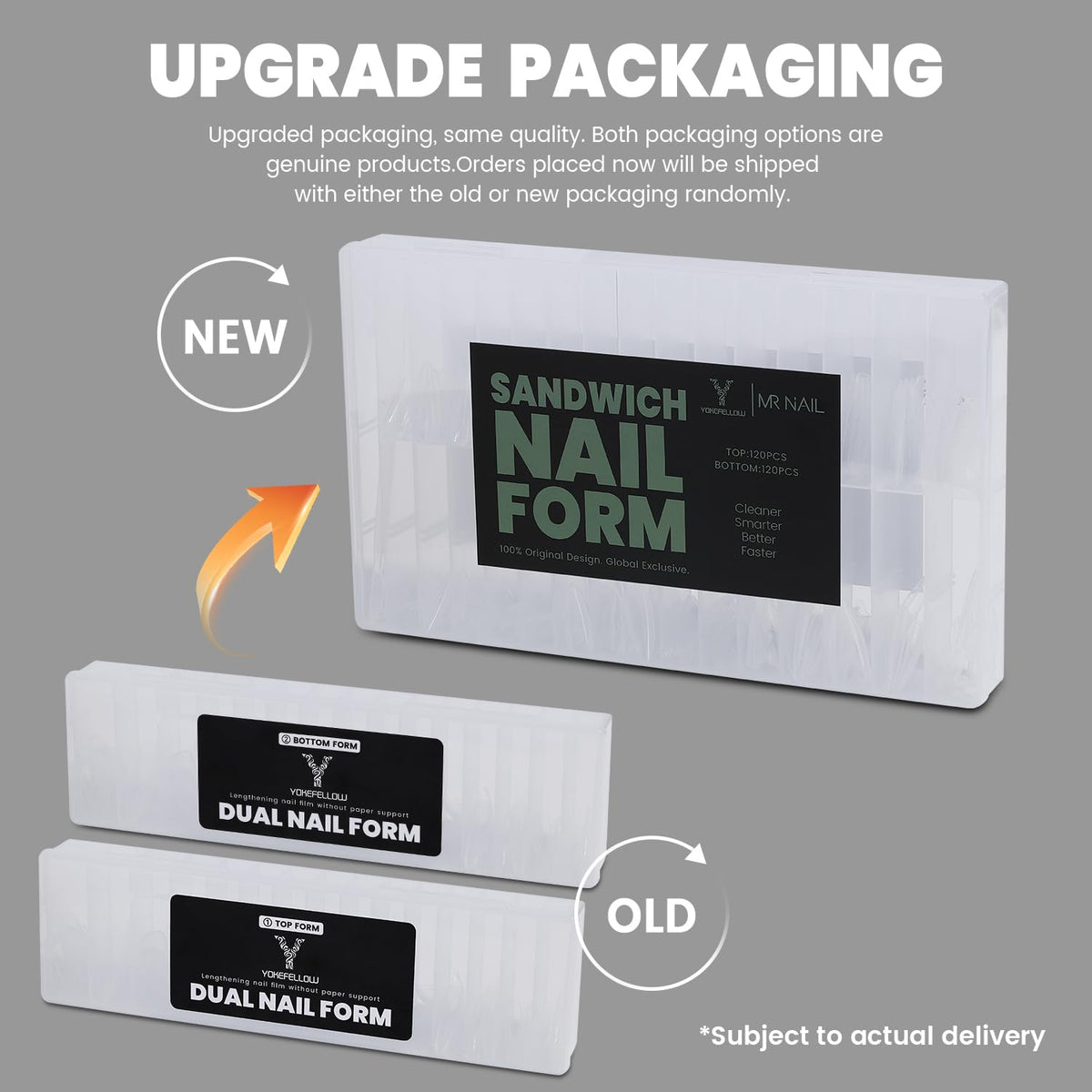 Includes 15 sizes to fit a range of nail shapes with YOKE FELLOW.