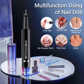 Yoke Fellow nail drill travel box doubles as compact storage.