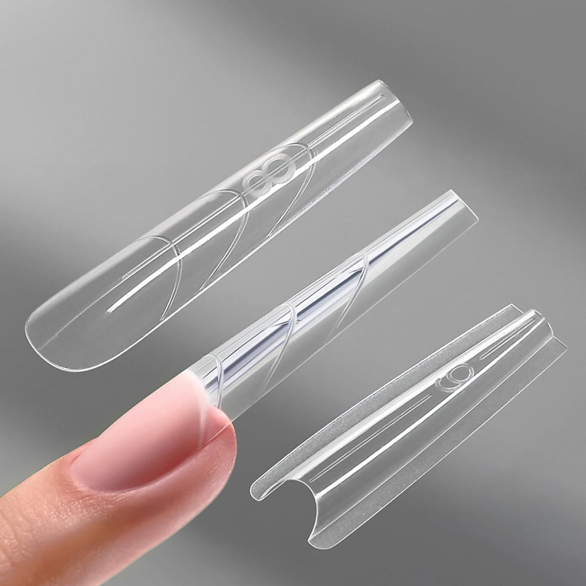 YOKE FELLOW sandwich nails dual forms deliver precise top and bottom shaping.