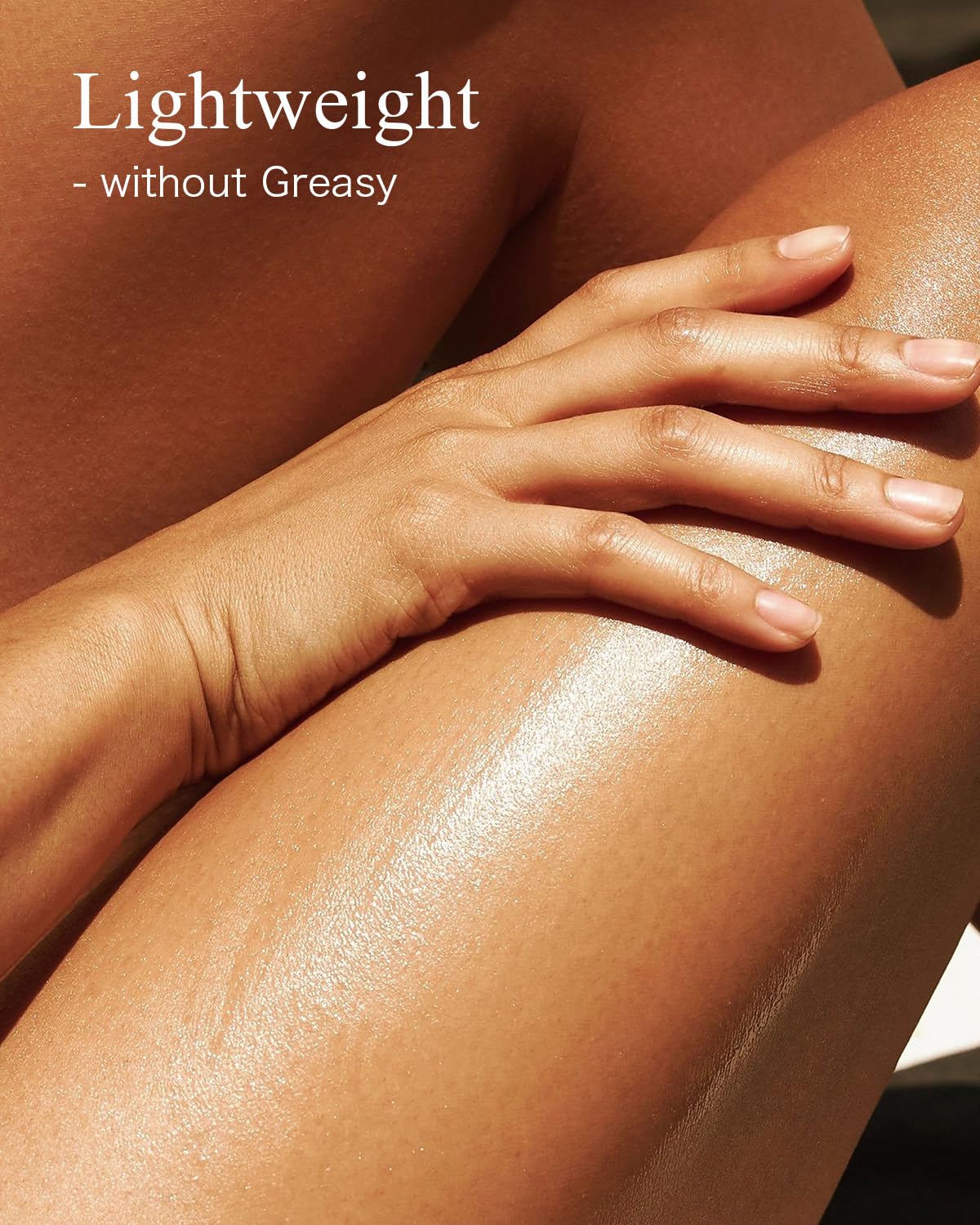 YOKEN massage oil glide during application for relaxing body massage