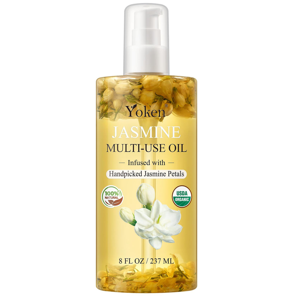 YOKEN Organic Multi-Use Oil bottle ready for daily moisture