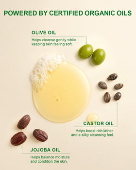 Yoken Peppermint Castile Soap baby-safe cleaning for delicate skin and care routines.