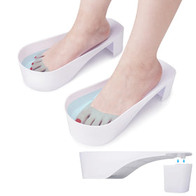 Yokilly toe nail soaking bowl setup angle showing ergonomic comfort.