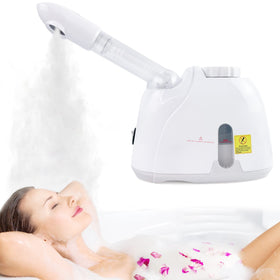 YOKYAK facial mist steamer with 360° rotatable sprayer for personalized spa sessions.