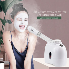 YOKYAK facial steamer water tank detail for easy refills and maintenance.