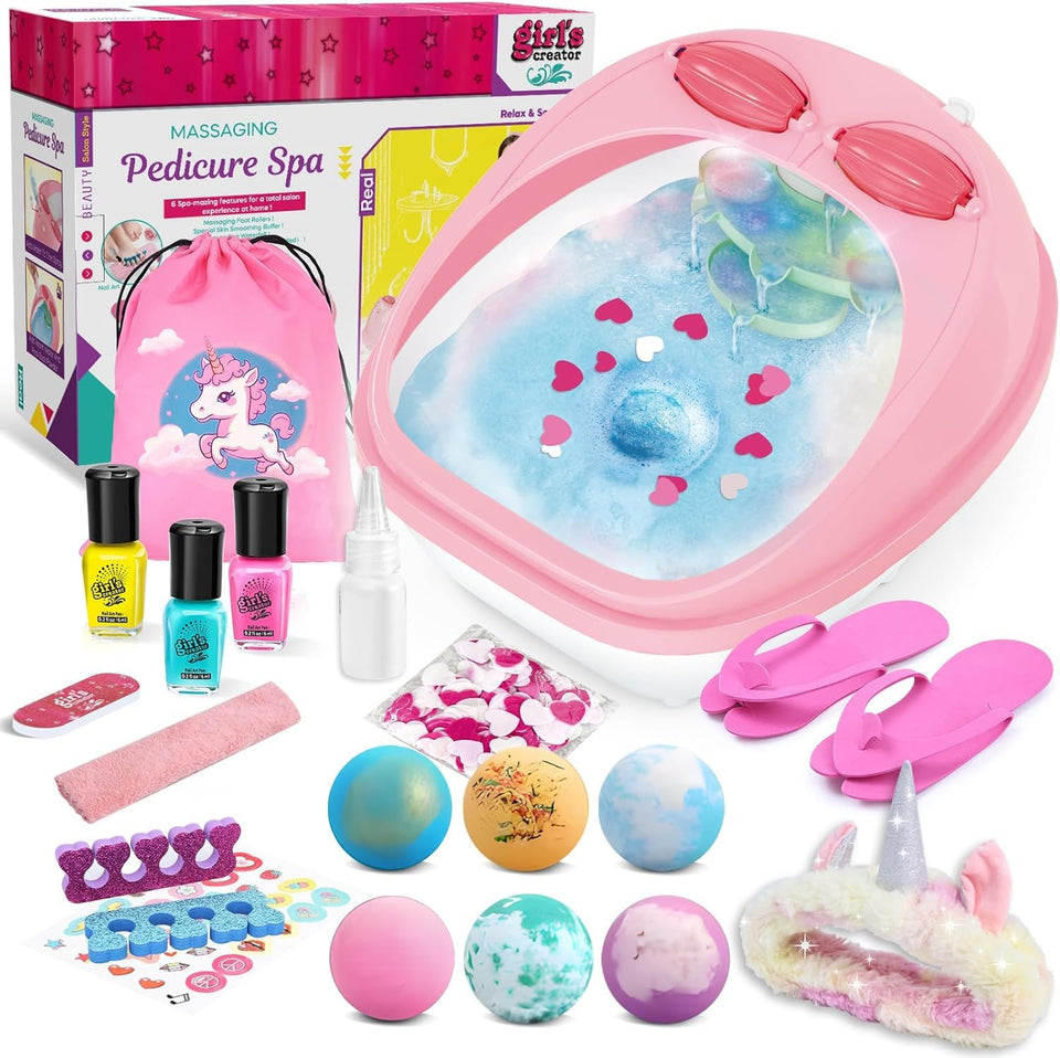 Yoloflix foot spa basin for at-home pedicures with soothing massage