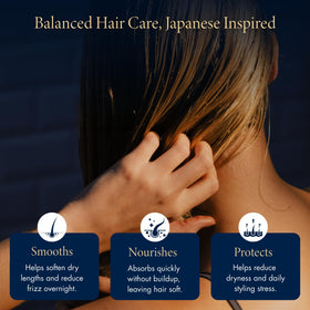 YOLU Hair Oil Frizz Control packaging shows travel-friendly 2.71 oz bottle for on-the-go care