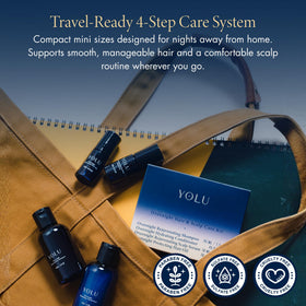 YOLU Protecting Hair Oil with night shield against pillow friction.