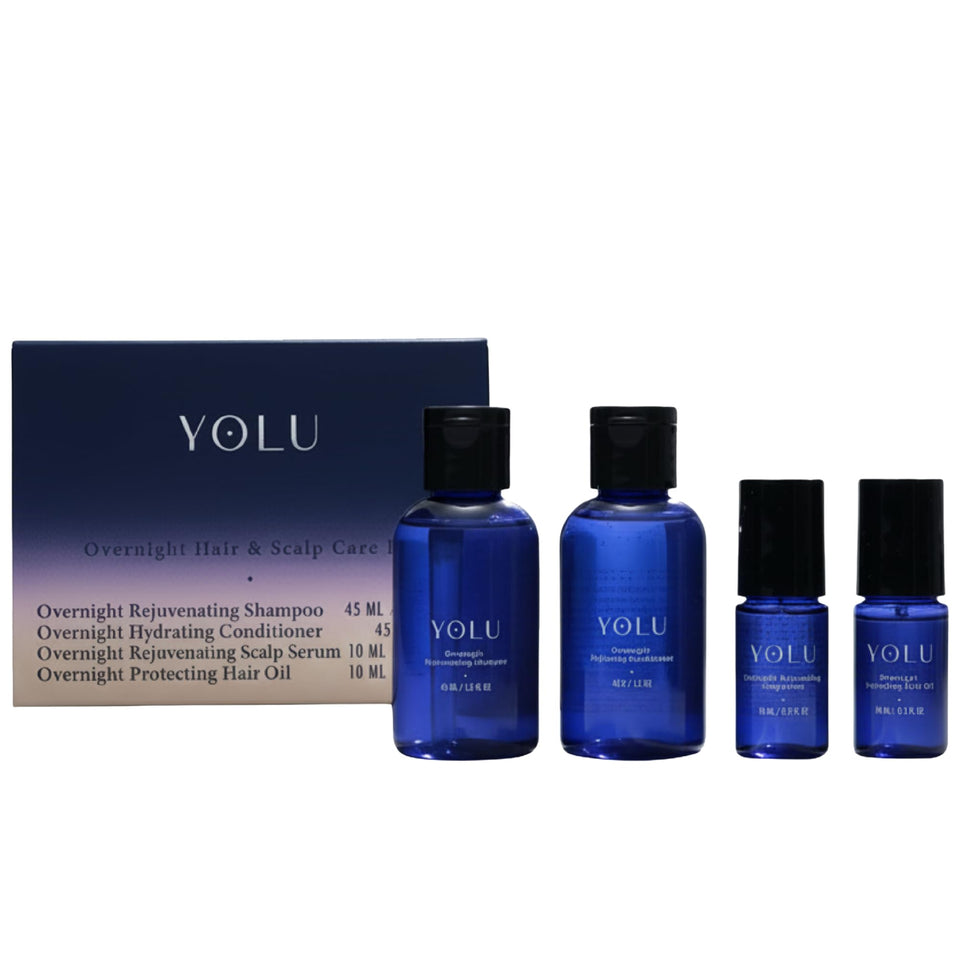 YOLU Travel Size Shampoo bottle for on-the-go cleansing and easy packing.