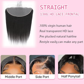 YOMIO pre-plucked baby hair front for easy styling.