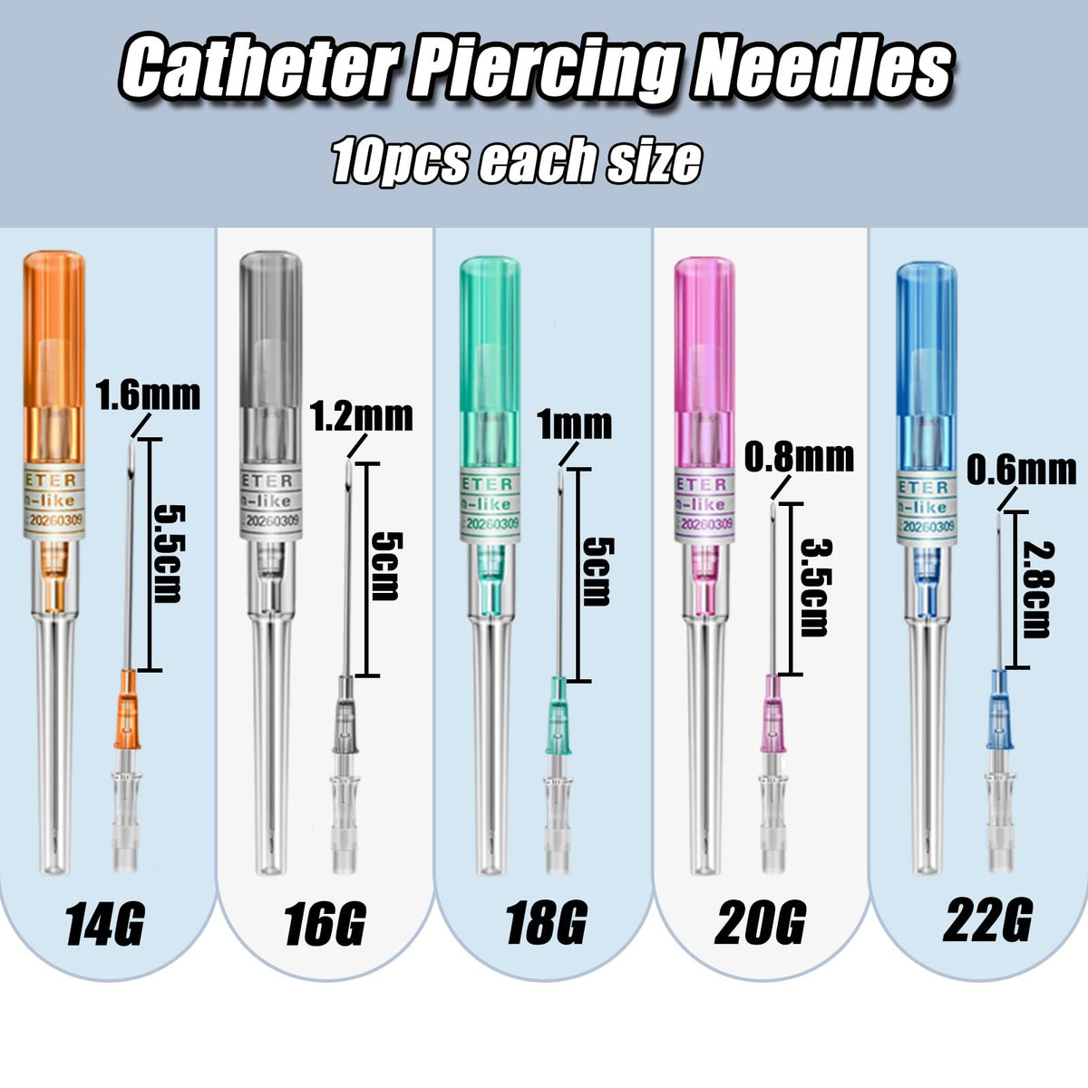 YONGDA 14G hollow piercing needle for precise entry and clean results
