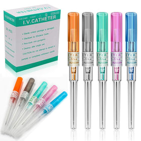 YONGDA catheter piercing needles mixed gauges kit for versatile ear, nose, and cartilage piercings