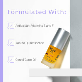 Yon-Ka Booster Nutri+ drop application preparing skin for routine
