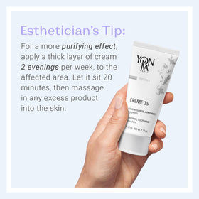 Cream spread on skin showing even, balanced coverage.